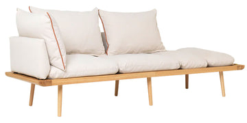Lounge Around 3 pers. Sofa - Oak/White Sands - Umage