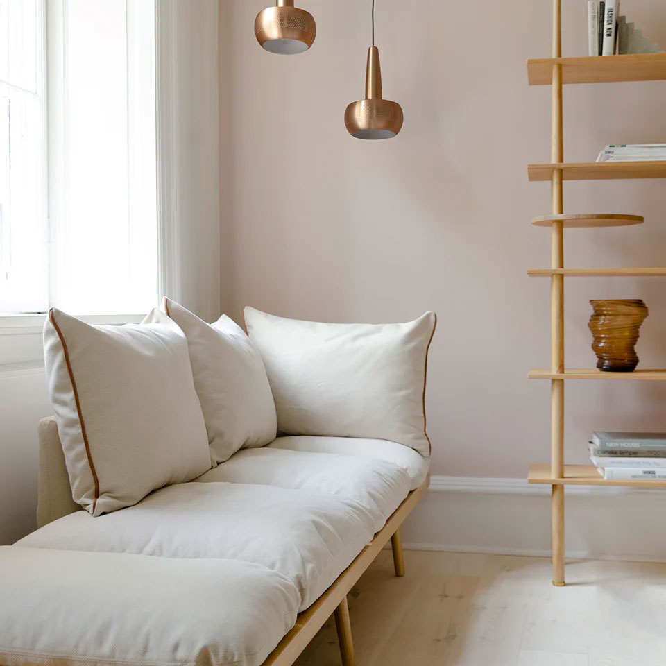 Lounge Around 3 pers. Sofa - Oak/White Sands - Umage