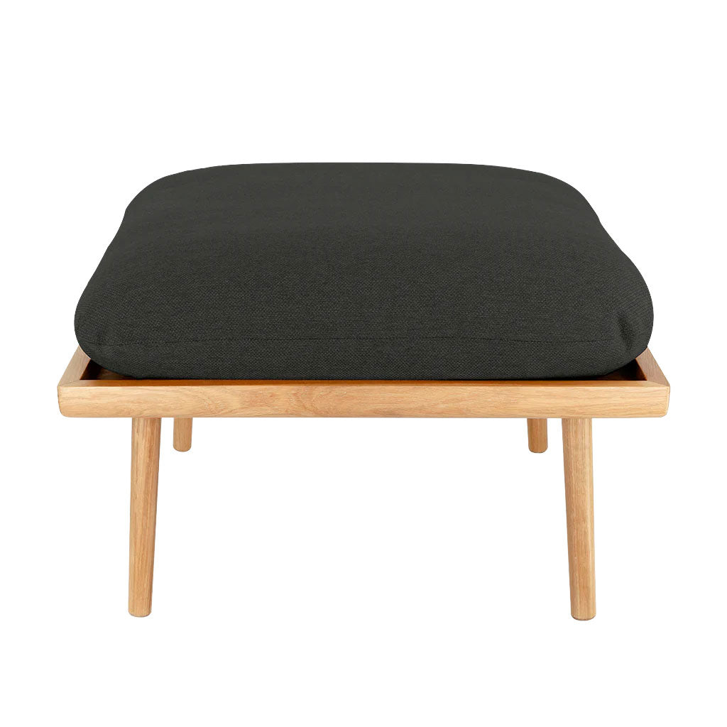 Lounge Around Shuffle Puf - Oak/Shadow - Umage