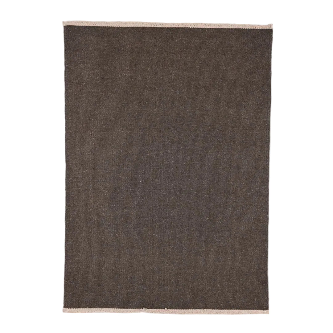 Rainbow Uldtæppe - Dark Grey Brown - Maskandepot