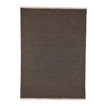 Rainbow Uldtæppe - Dark Grey Brown - Maskandepot