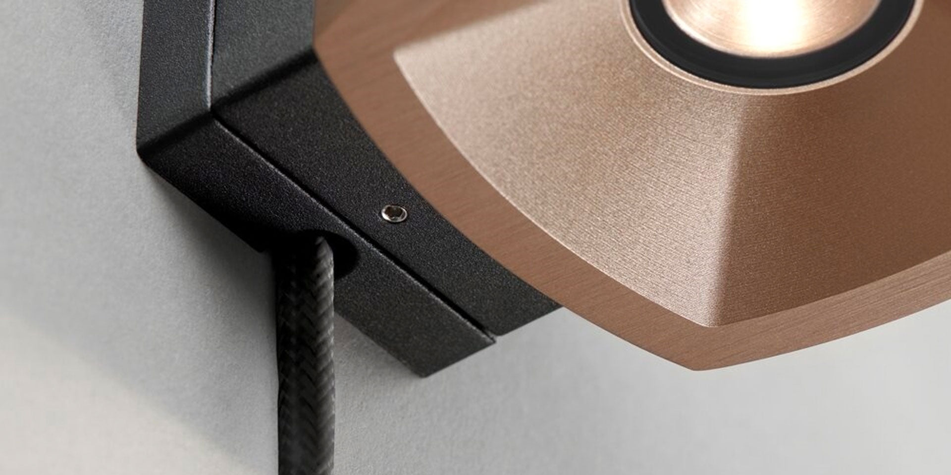 Mirage W1 Væglampe - Rose Gold - Light Point