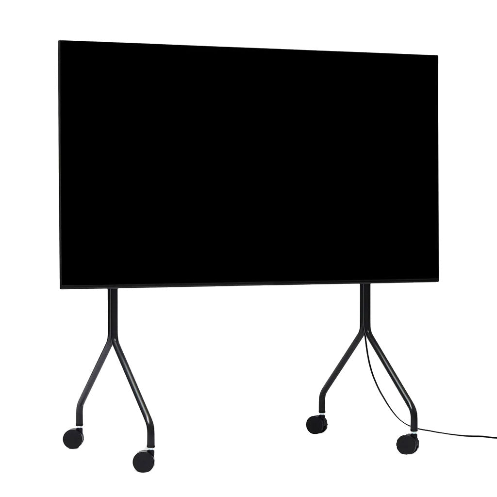 Moon Rollin' TV Stander - Charcoal - Pedestal