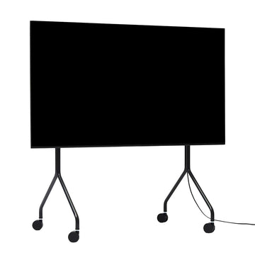 Moon Rollin' TV Stander - Charcoal - Pedestal