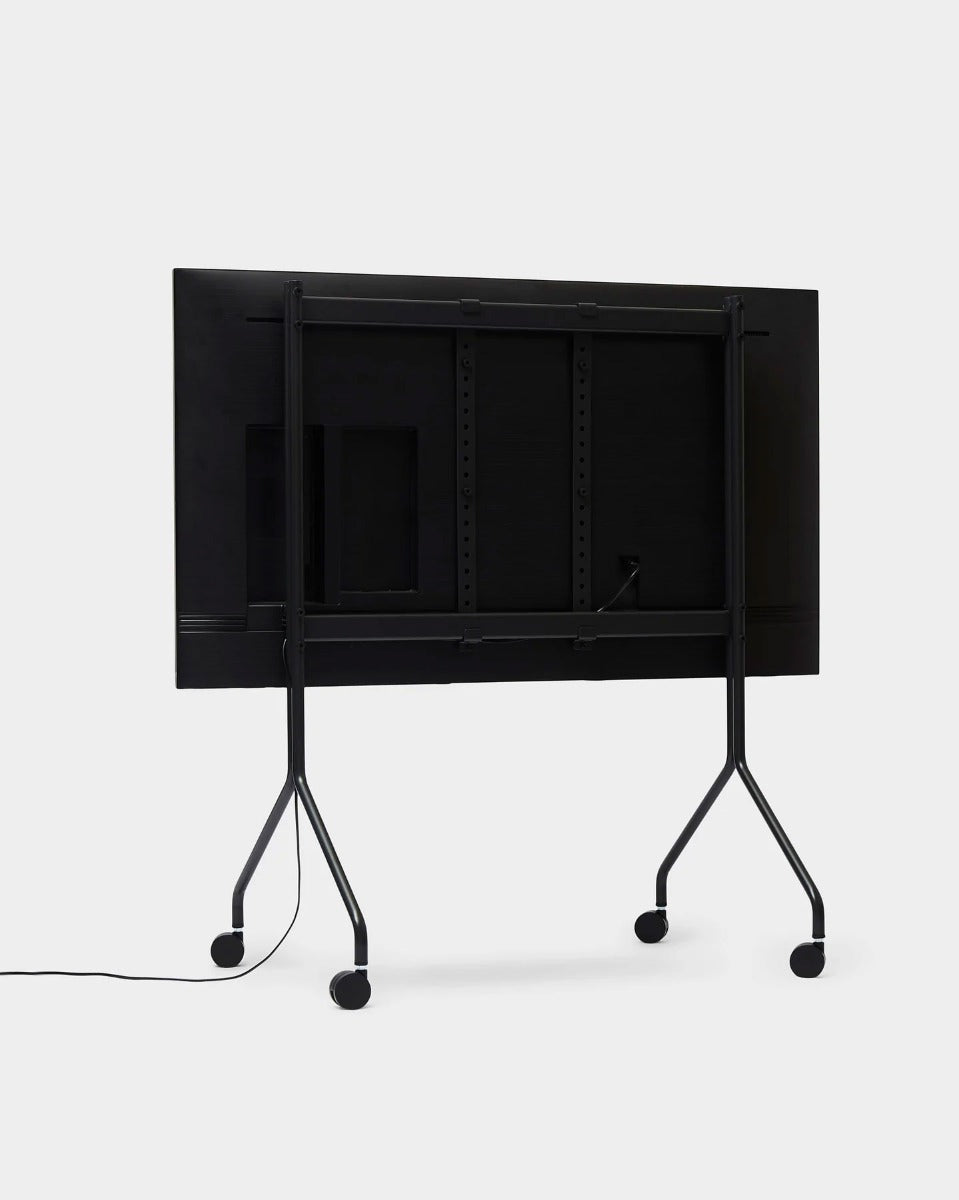 Moon Rollin' TV Stander - Charcoal - Pedestal