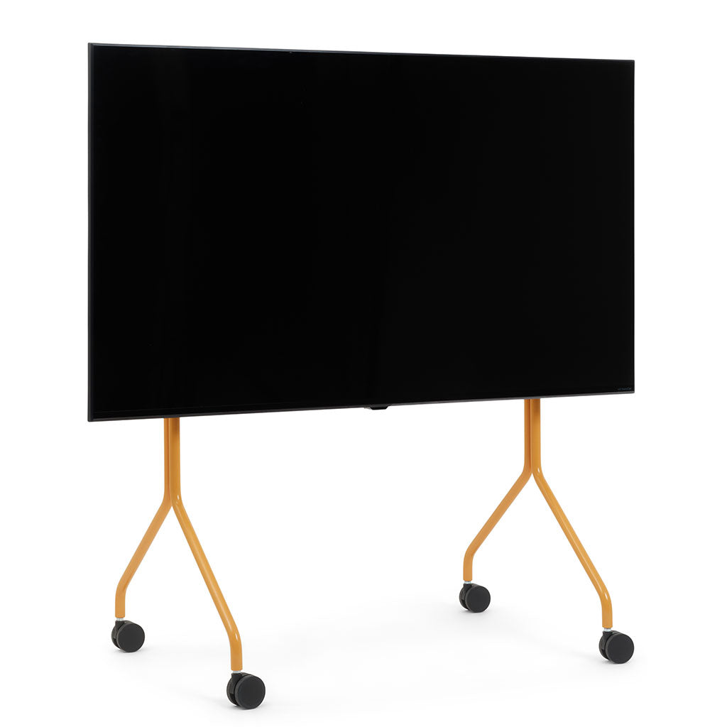 Moon Rollin' TV Stander - Apricot - Pedestal