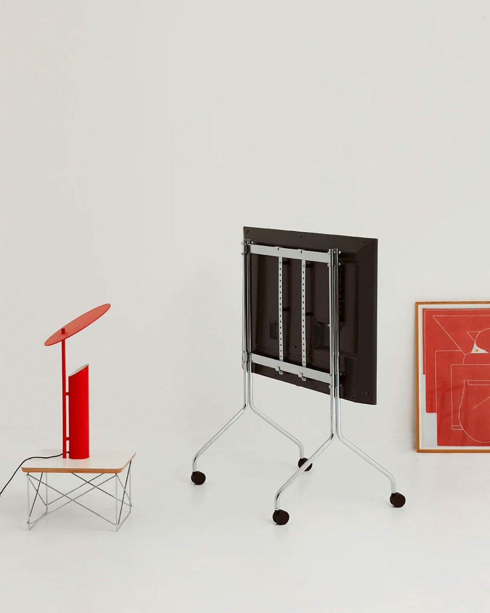 Moon Rollin' TV Stander - Krom - Pedestal