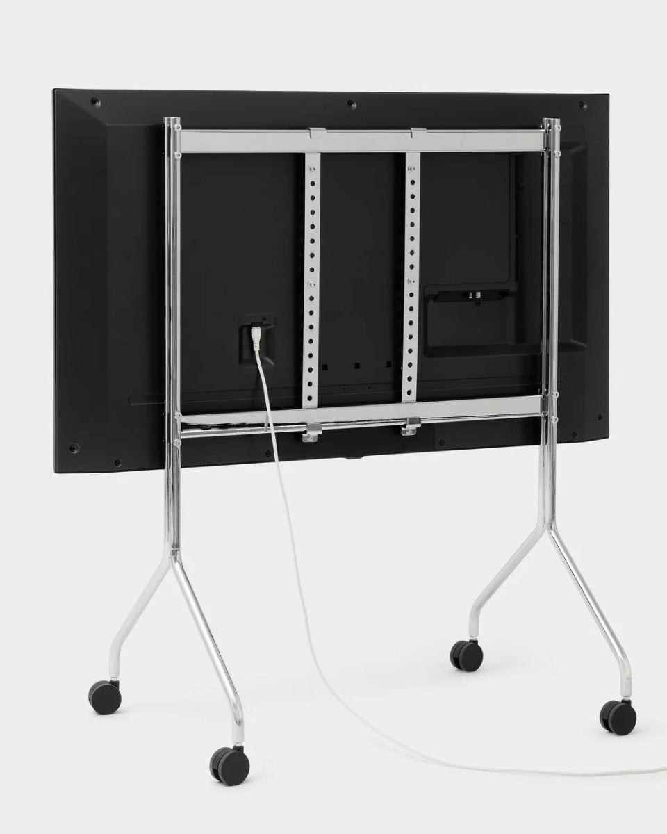 Moon Rollin' TV Stander - Krom - Pedestal