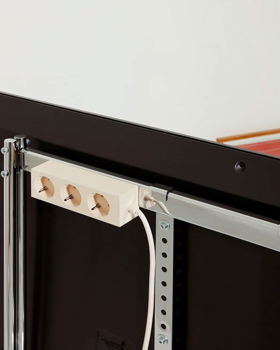 Moon Rollin' TV Stander - Krom - Pedestal