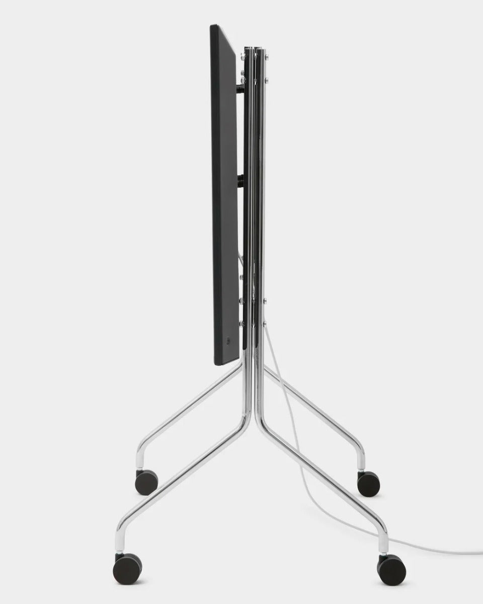 Moon Rollin' TV Stander - Krom - Pedestal