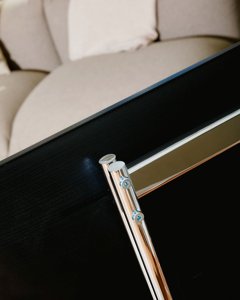 Moon Rollin' TV Stander - Krom - Pedestal