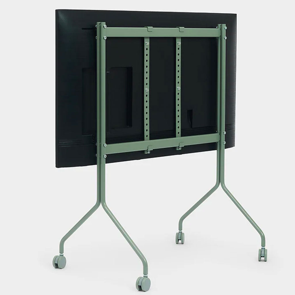Moon Rollin' TV Stander - Mossy Green - Pedestal