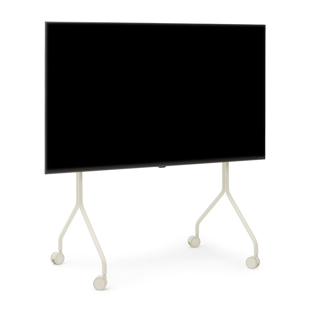 Moon Rollin' TV Stander - Pearl - Pedestal