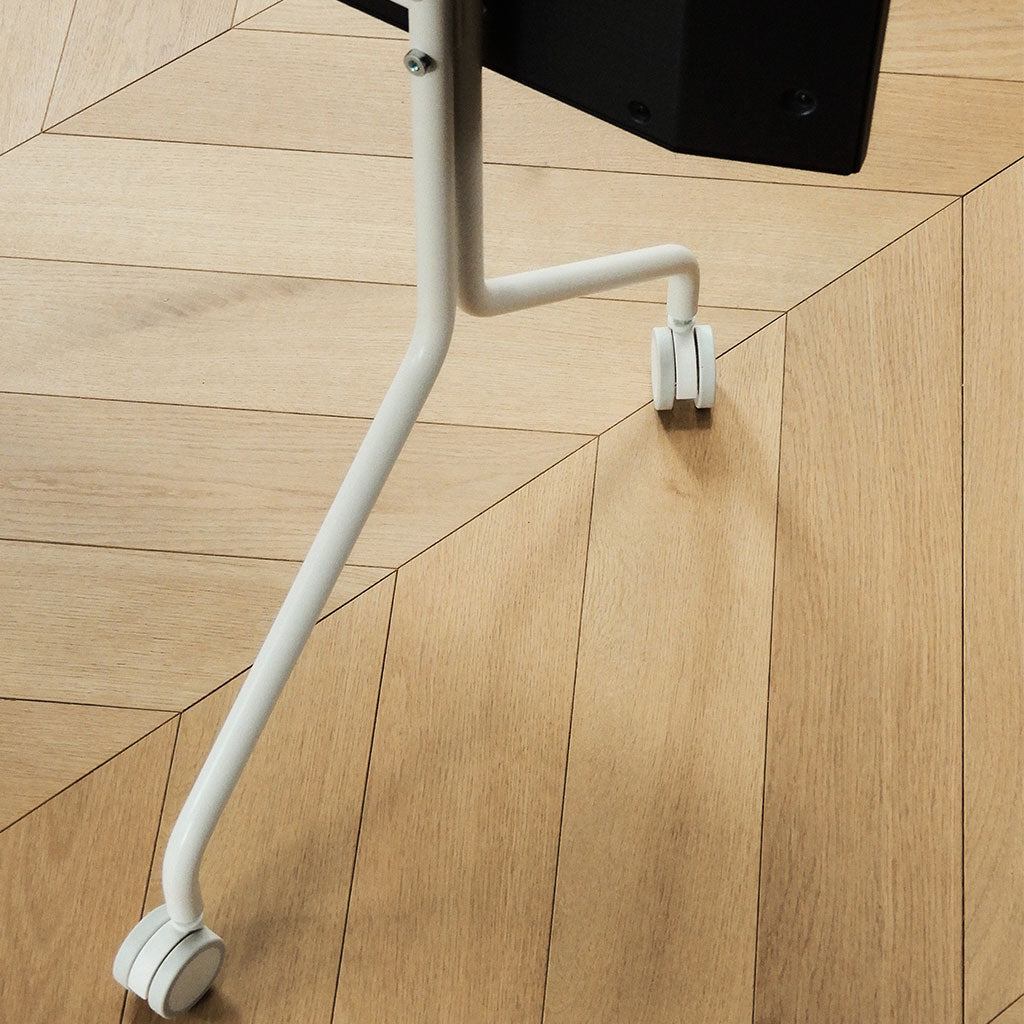 Moon Rollin' TV Stander - Pearl - Pedestal