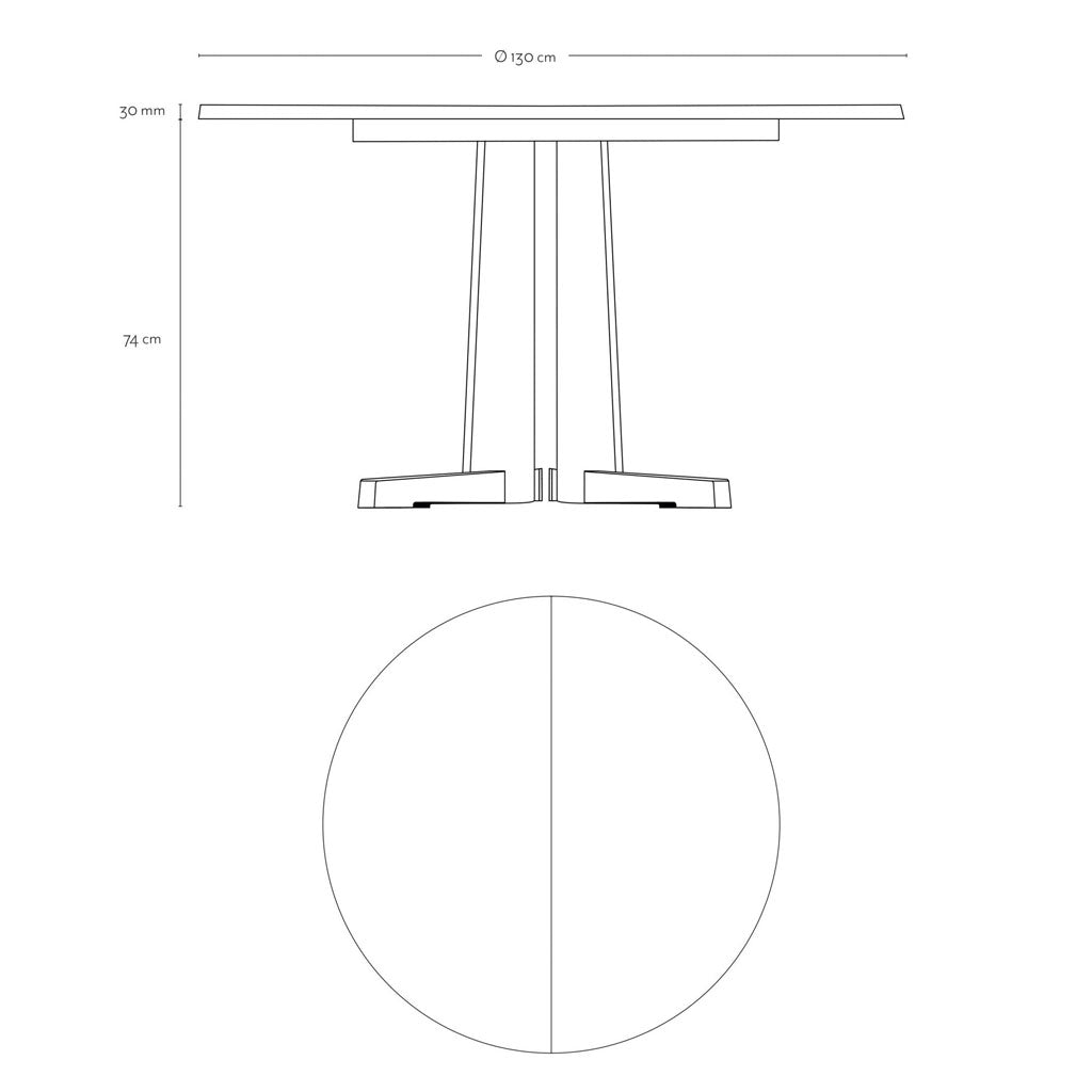 GM 3182 Obelisk Spisebord - Naver Collection