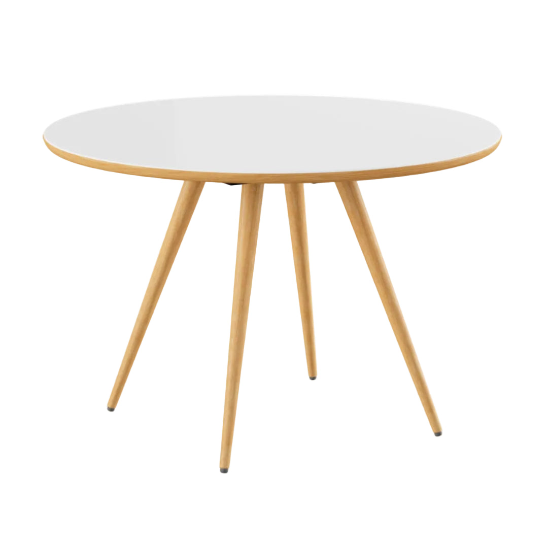 GM 3900 Edge spisebord Hvid Corian top (Rund) - Naver Collection