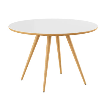 GM 3900 Edge spisebord Hvid Corian top (Rund) - Naver Collection