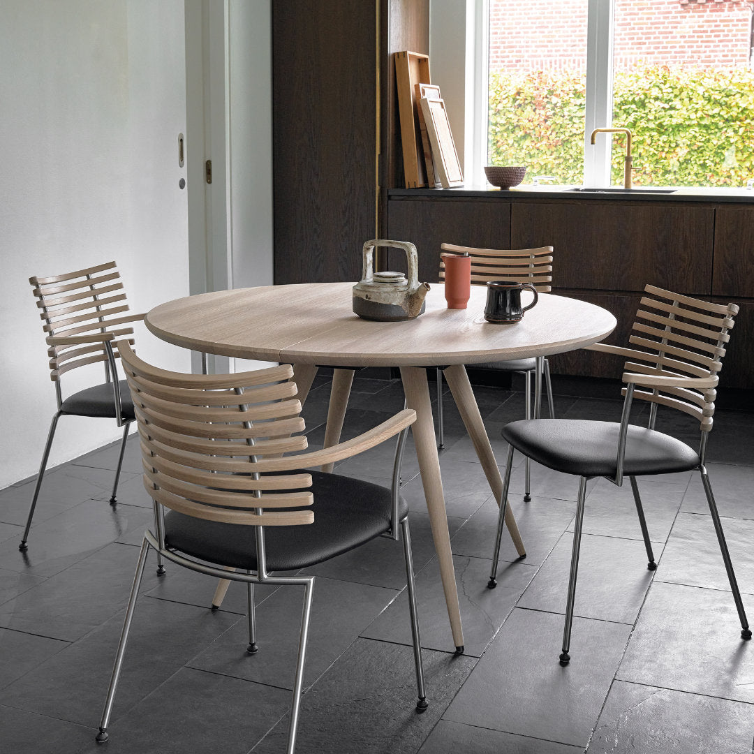 GM 3900 Edge spisebord Massiv top (Rund) - Naver Collection