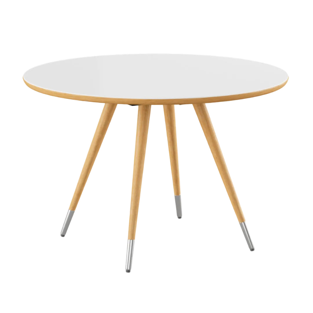 GM 3900 Edge spisebord Hvid Corian top (Rund) - Naver Collection