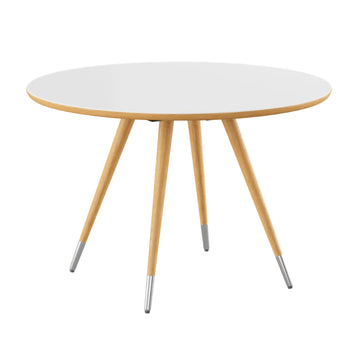 GM 3900 Edge spisebord Hvid Corian top (Rund) - Naver Collection