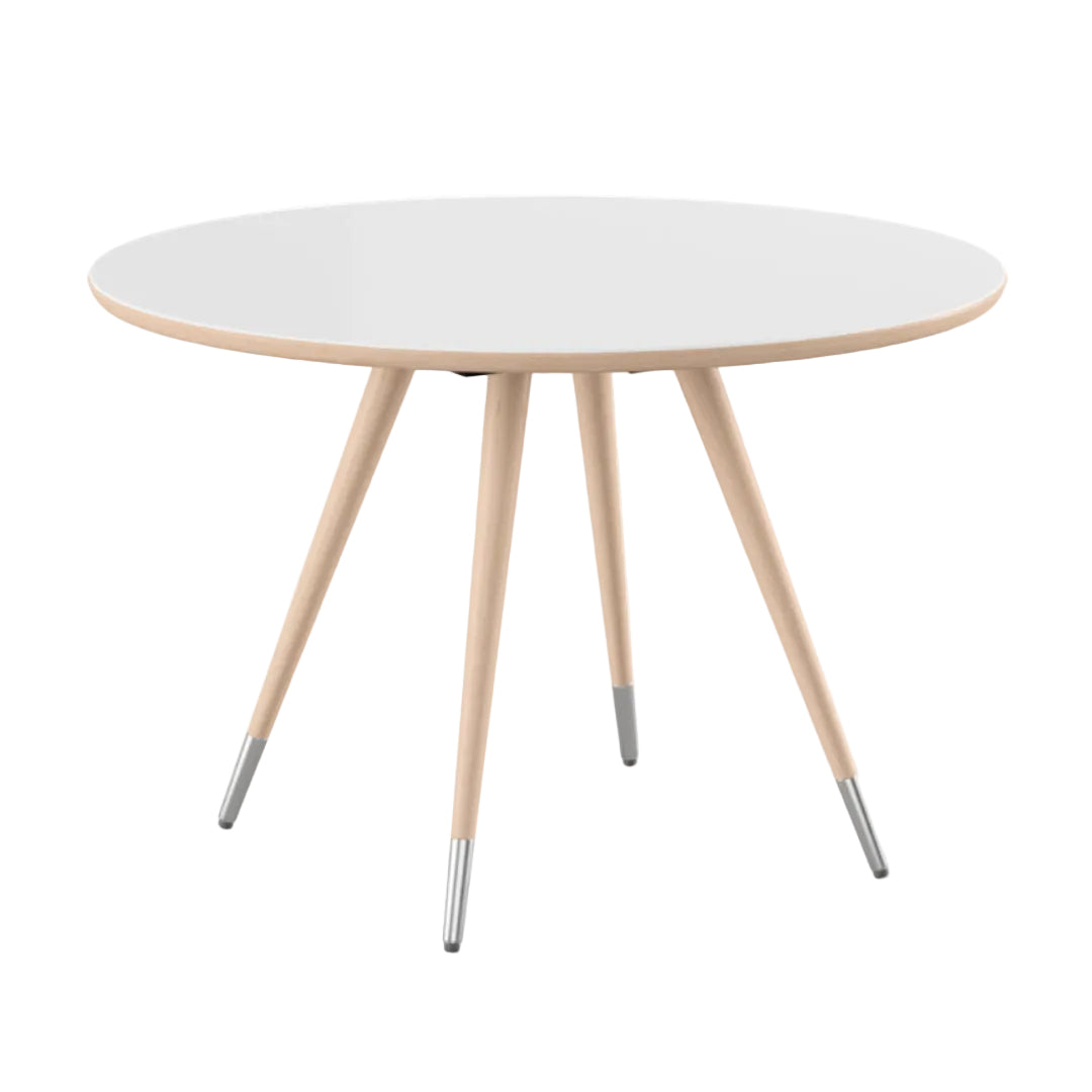 GM 3900 Edge spisebord Hvid Corian top (Rund) - Naver Collection