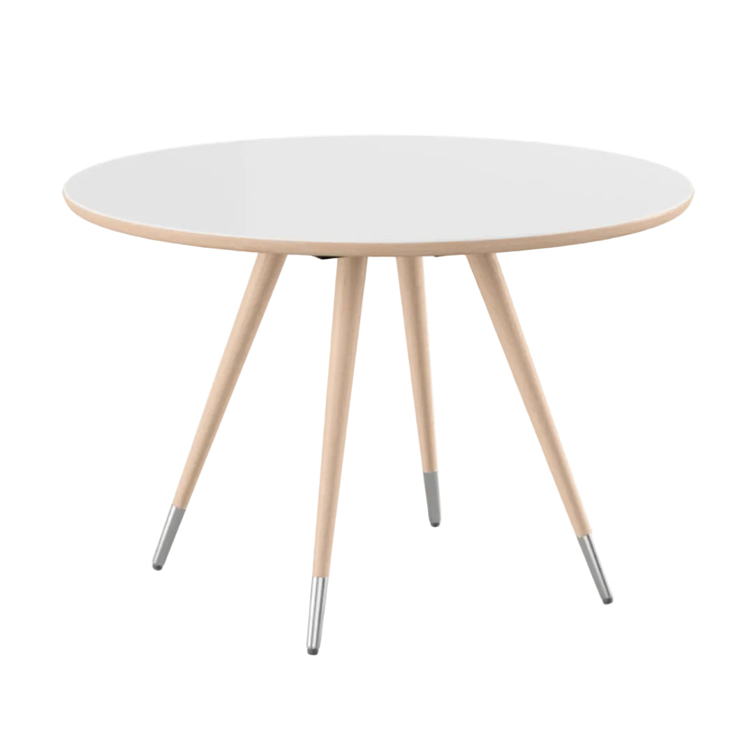 GM 3900 Edge spisebord Hvid Corian top (Rund) - Naver Collection