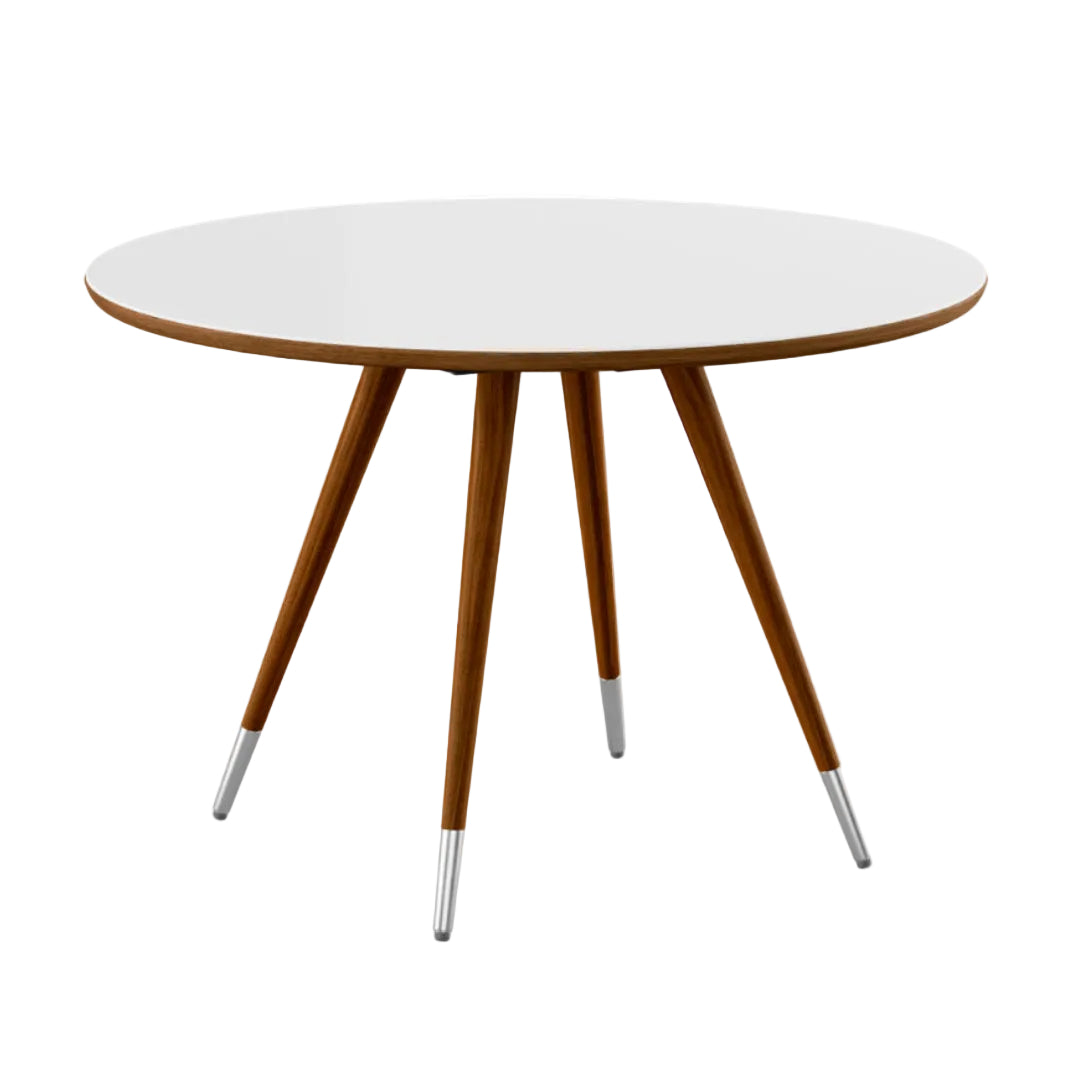 GM 3900 Edge spisebord Hvid Corian top (Rund) - Naver Collection