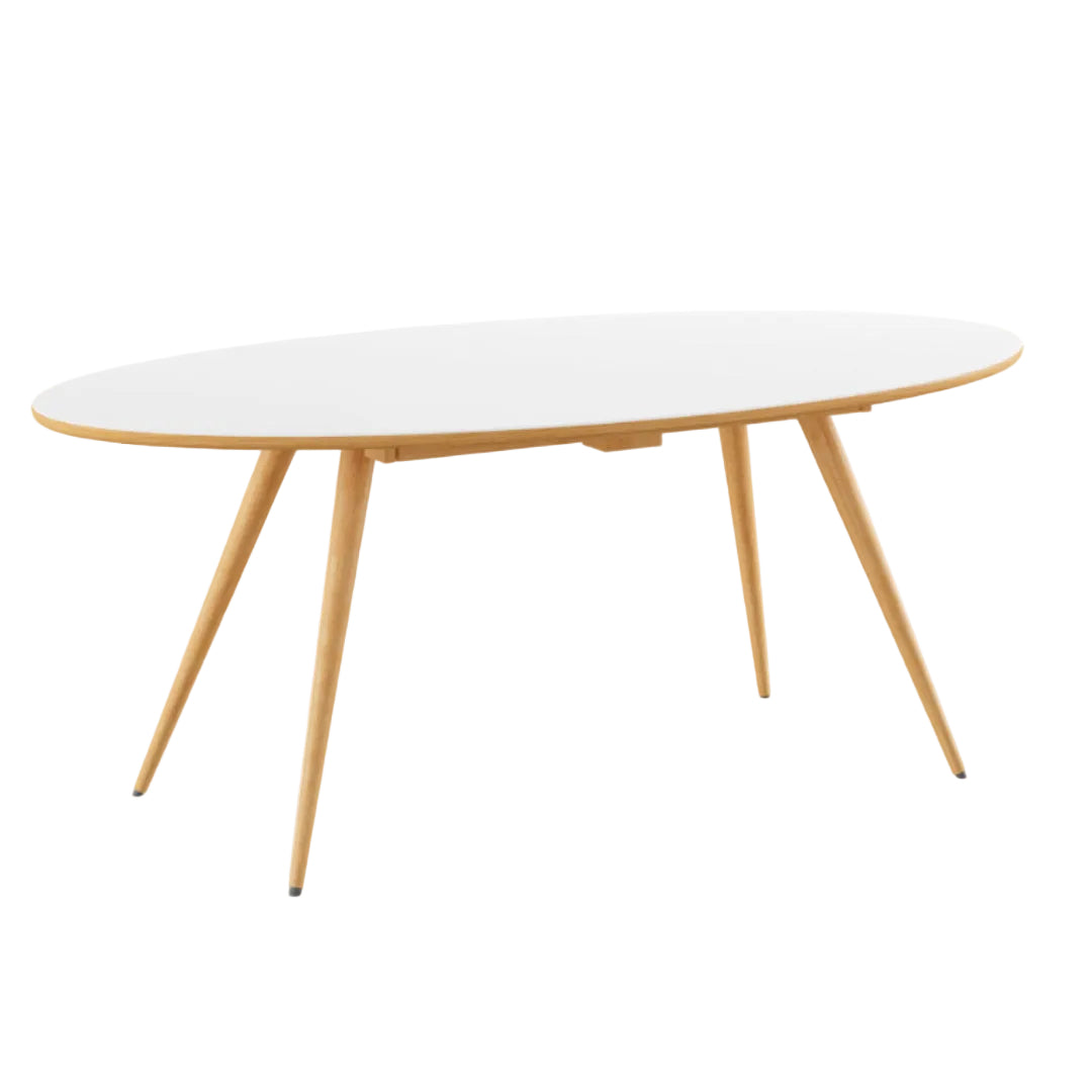 GM 3943 Edge spisebord Hvid Corian top (Oval) - Naver Collection