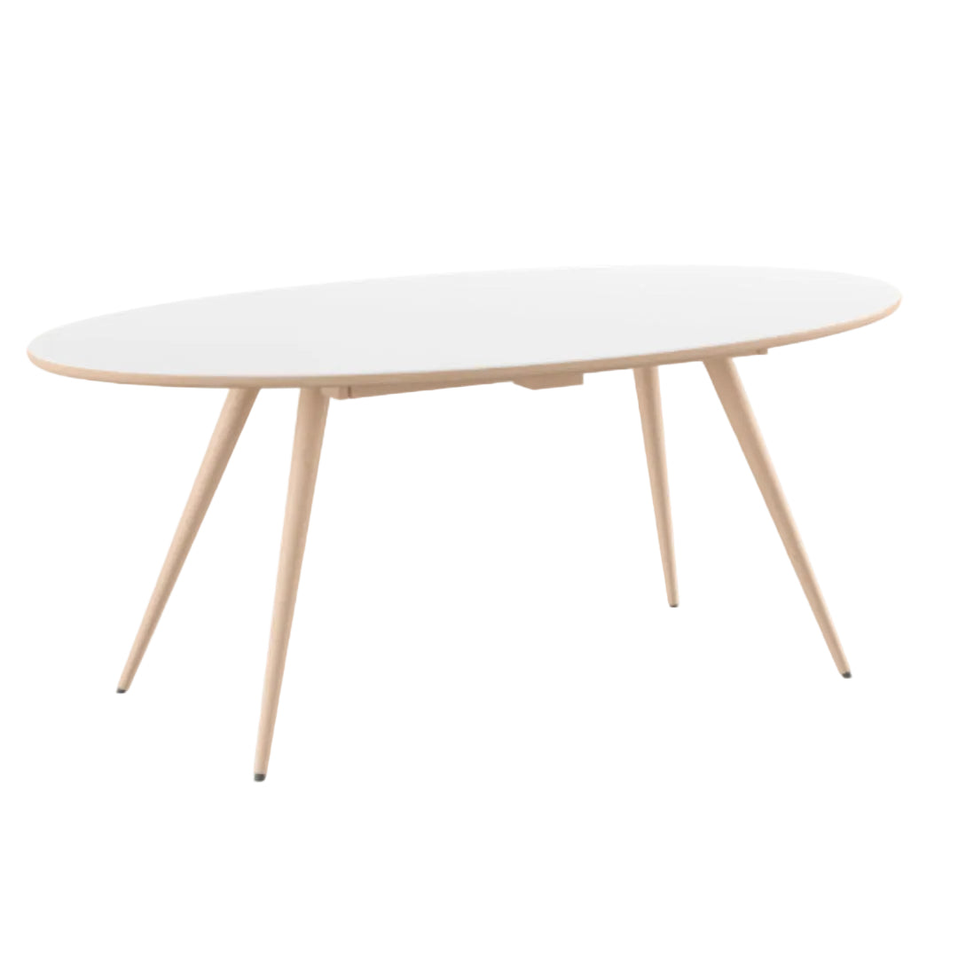 GM 3943 Edge spisebord Hvid Corian top (Oval) - Naver Collection