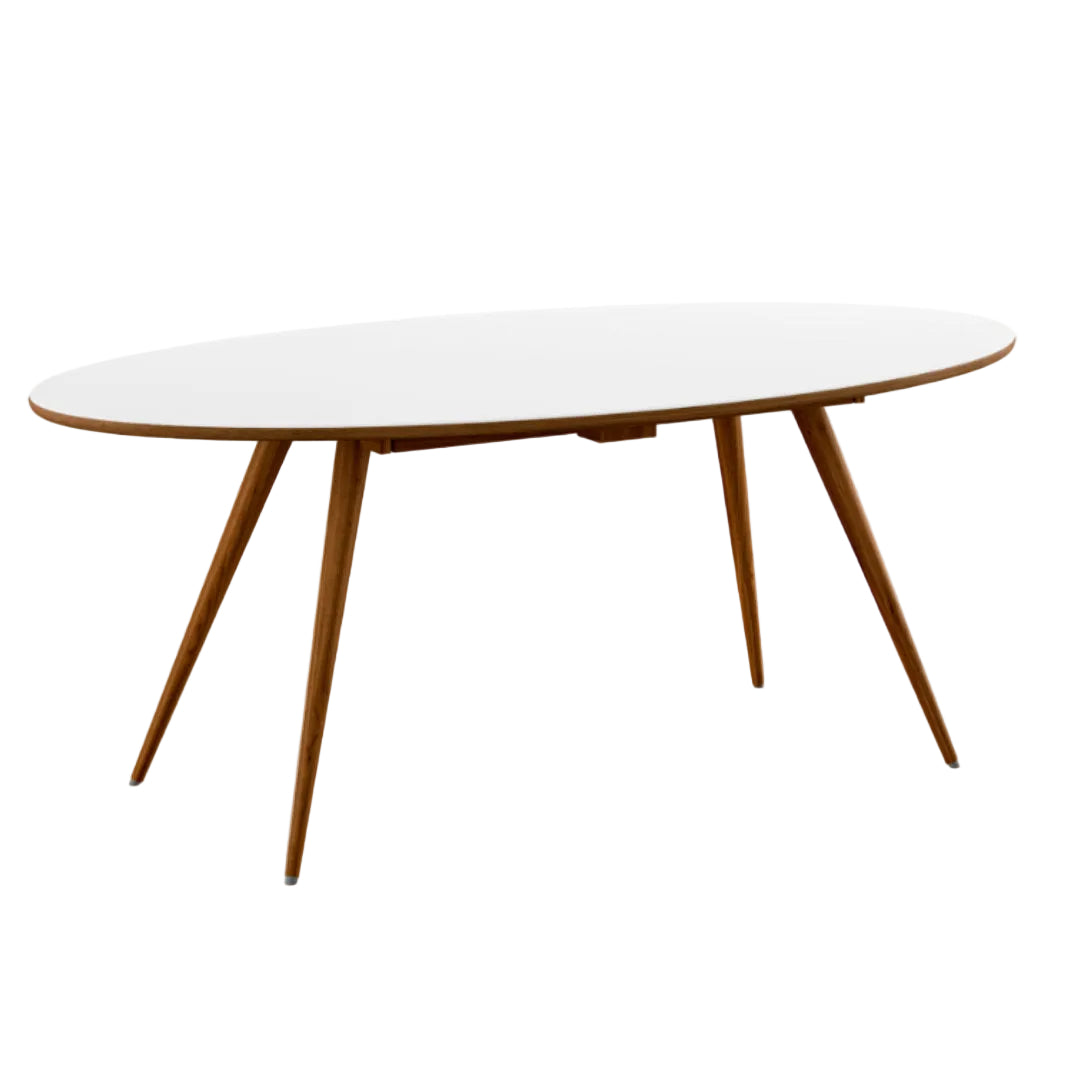 GM 3943 Edge spisebord Hvid Corian top (Oval) - Naver Collection