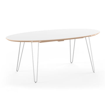 GM 6600 m/udtræk. Hvid Corian top. Ovalt - Naver Collection
