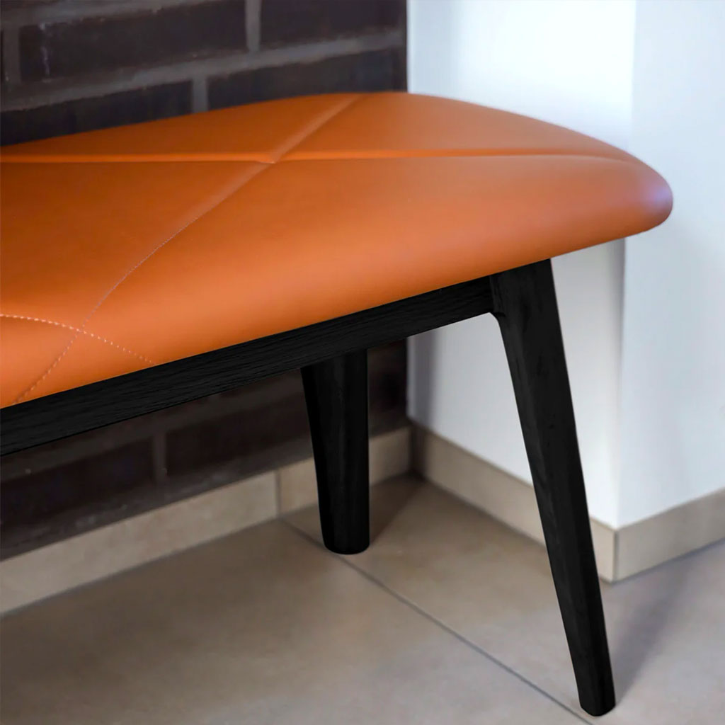 Nordic Bænk - Bøg Sort lak - Terra Safari - SACKit