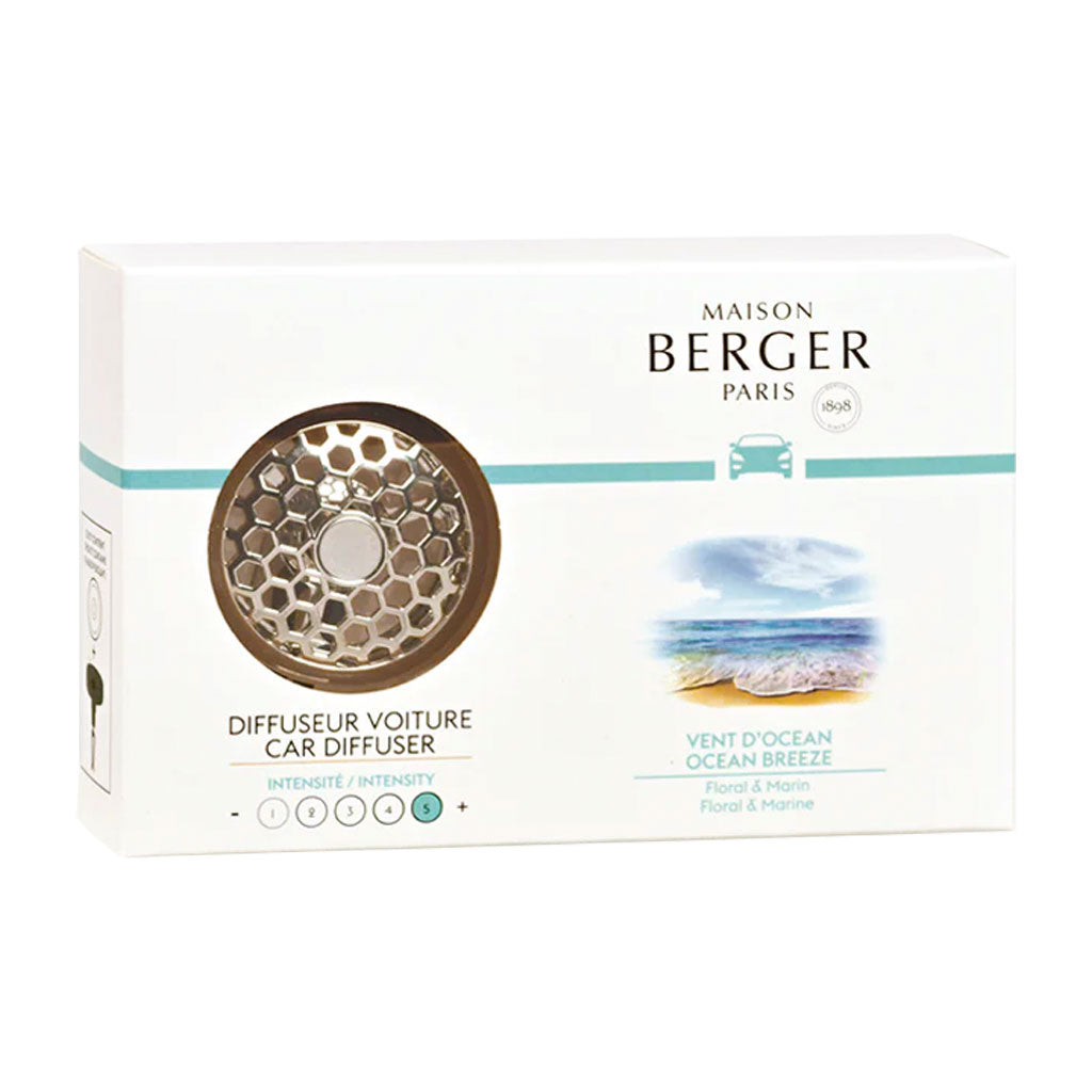 Ocean Breeze - Startsæt med duftfrisker til bil - Maison Berger