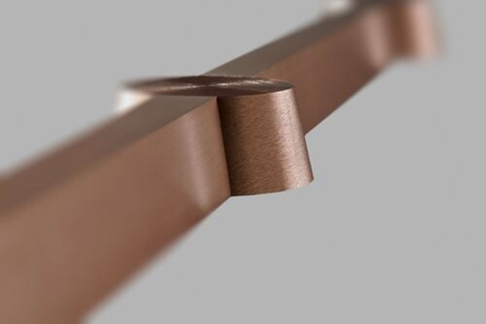 Optic Linear L1000 pendel - Rose Gold - Light Point