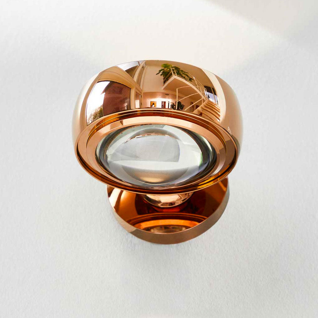 Optic væglampe - Rosa Guld - Loom Design
