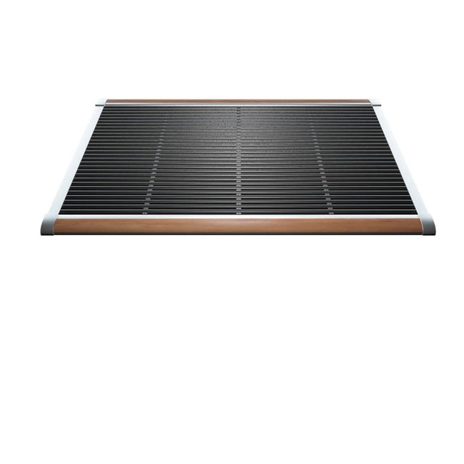 Outdoor mat dørmåtte - Silver/Teak - Rizz