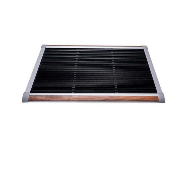 Outdoor mat dørmåtte - Silver/Teak - Rizz