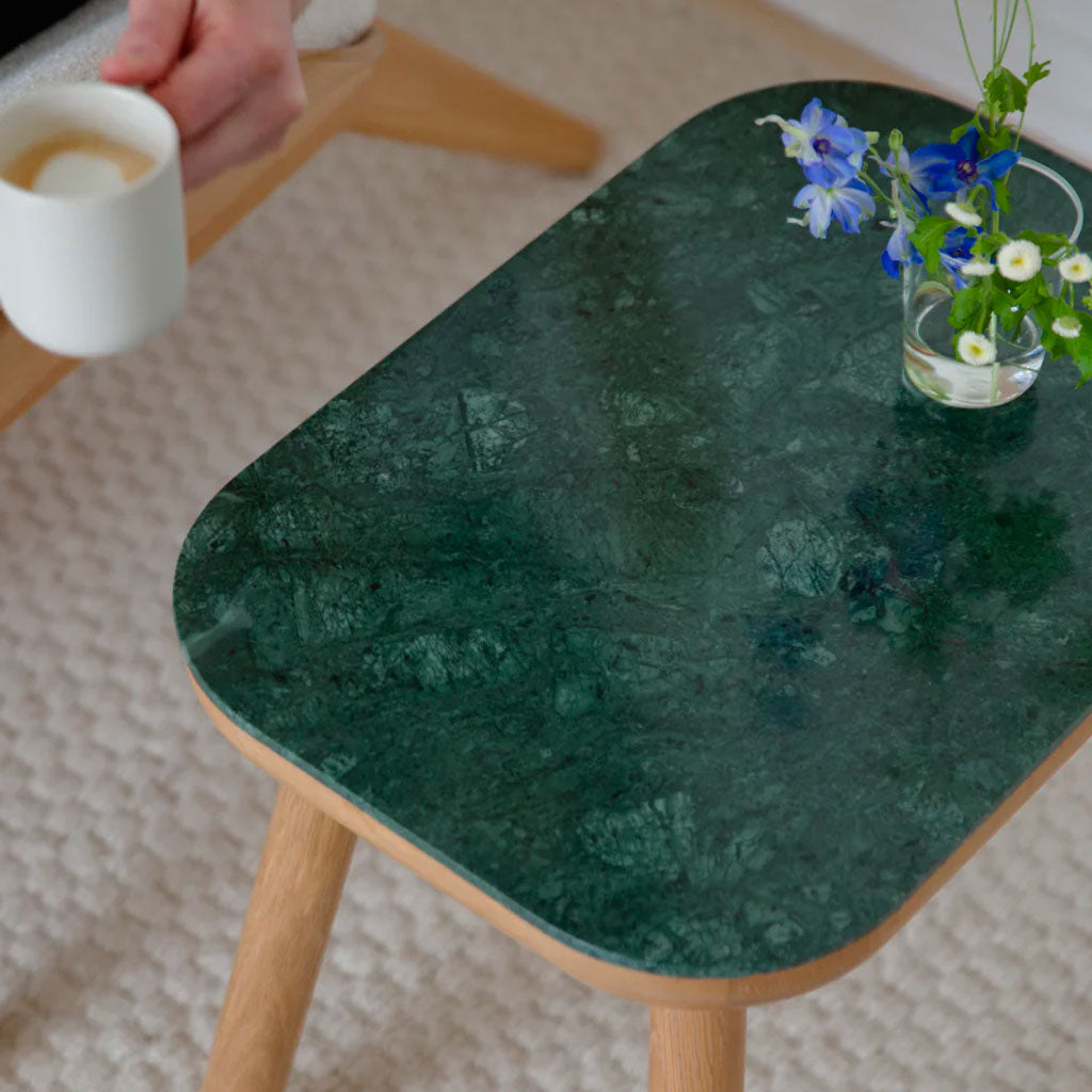 Paff Bord - High - Green marble - Umage