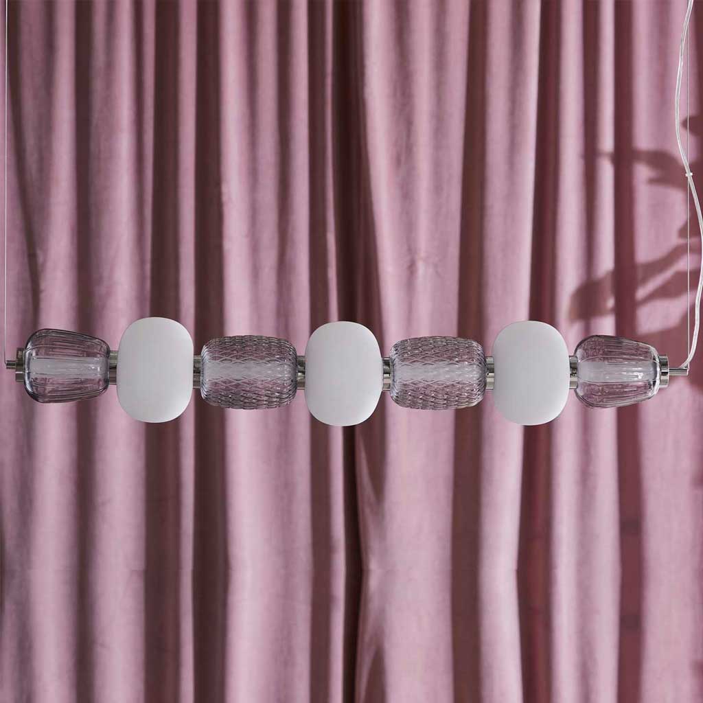Pearl 7 Pendel - Røget/Grå - Loom Design