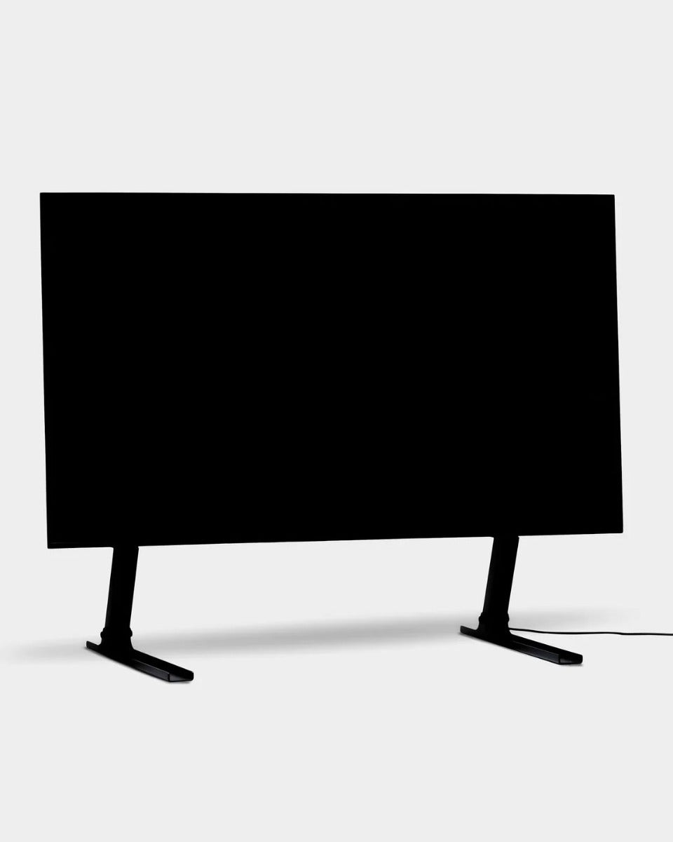 Bendy Low TV Stander - Charcoal - Pedestal