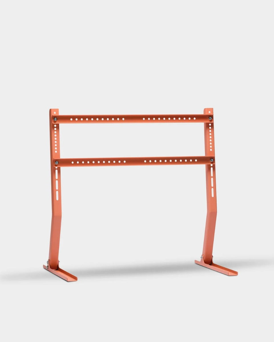 Bendy Low TV Stander - Dusty Rose - Pedestal