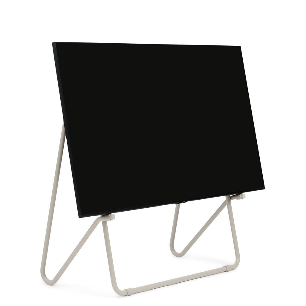 Bloom TV Stander - Oat - Pedestal