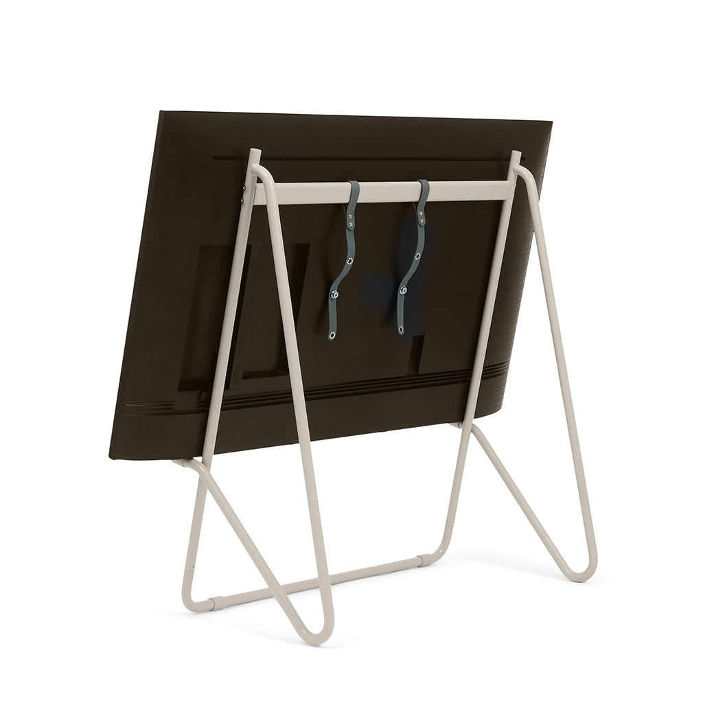 Bloom TV Stander - Oat - Pedestal