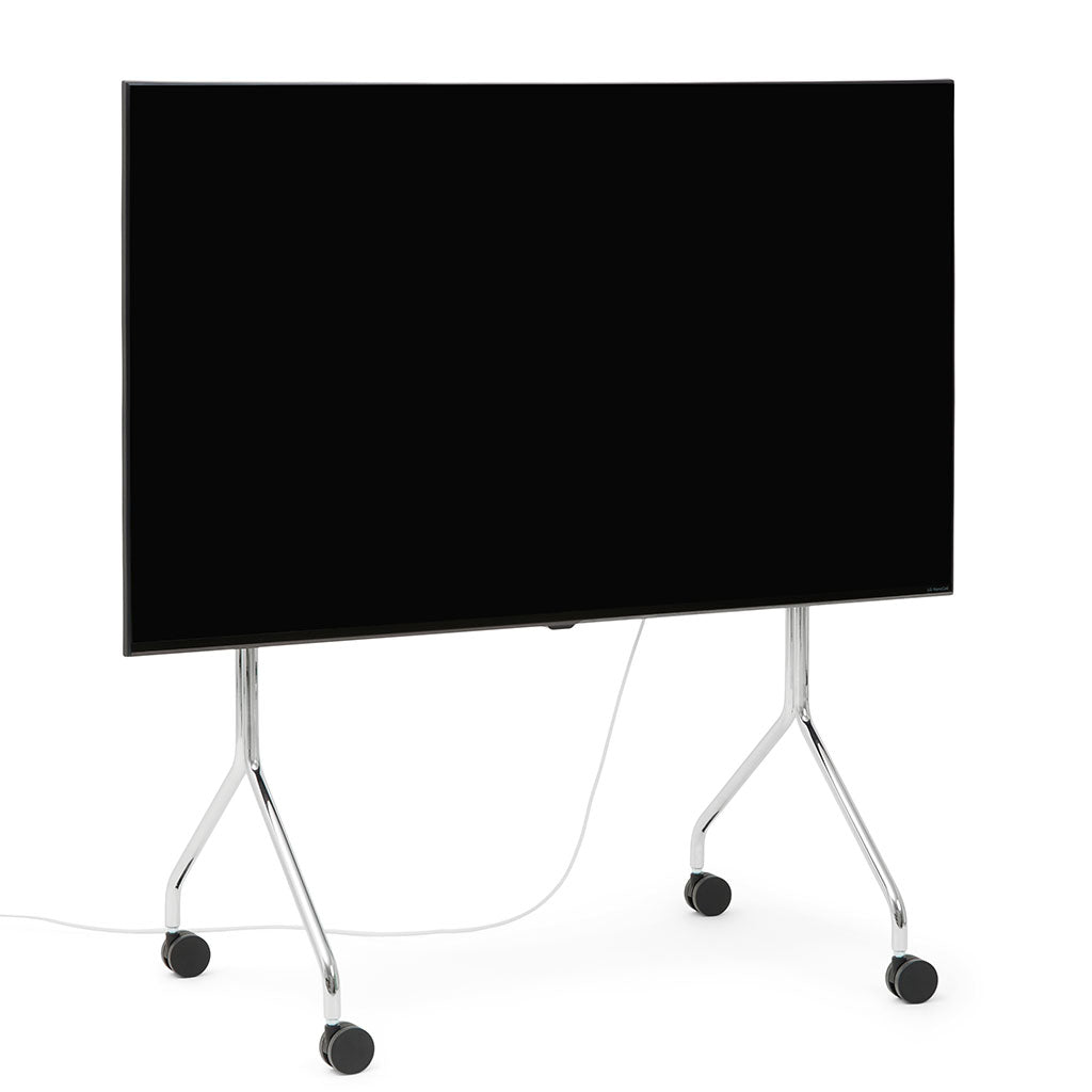 Moon Rollin' TV Stander - Krom - Pedestal
