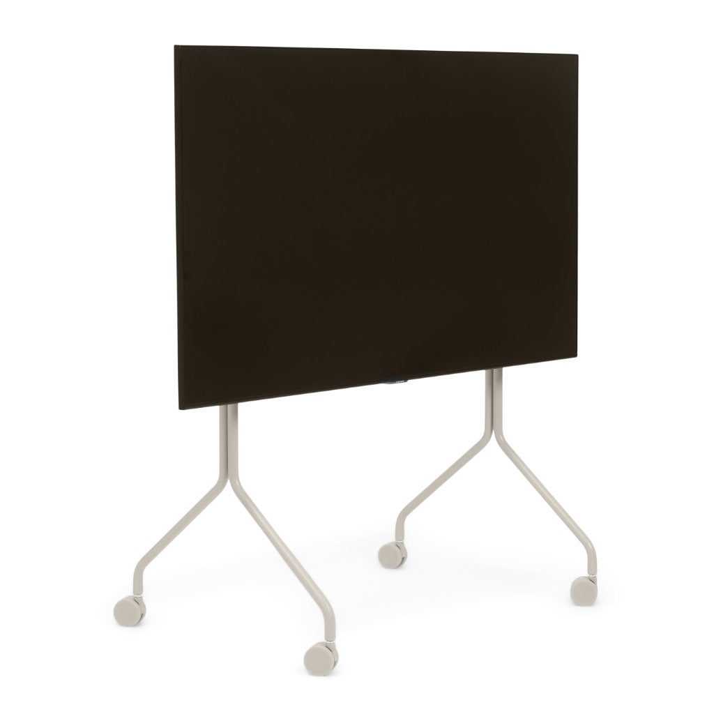 Moon Rollin' TV Stander - Oat - Pedestal