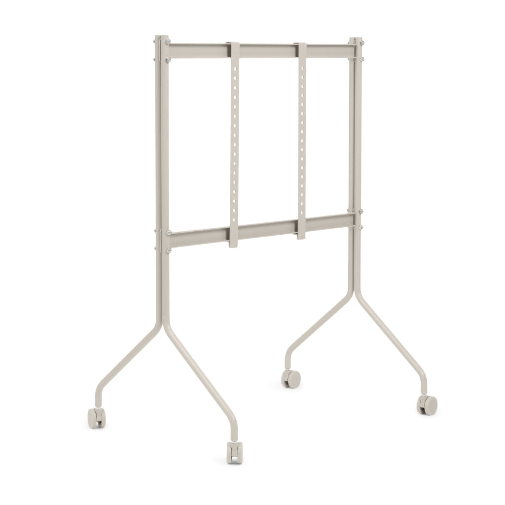 Moon Rollin' TV Stander - Oat - Pedestal