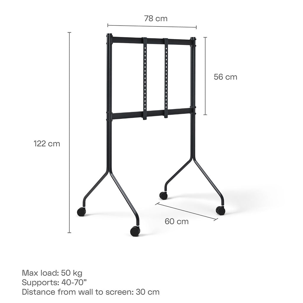 Moon Rollin' Tall TV Stander - Pedestal