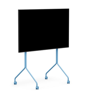 Moon Rollin' Tall TV Stander - Powder Blue - Pedestal