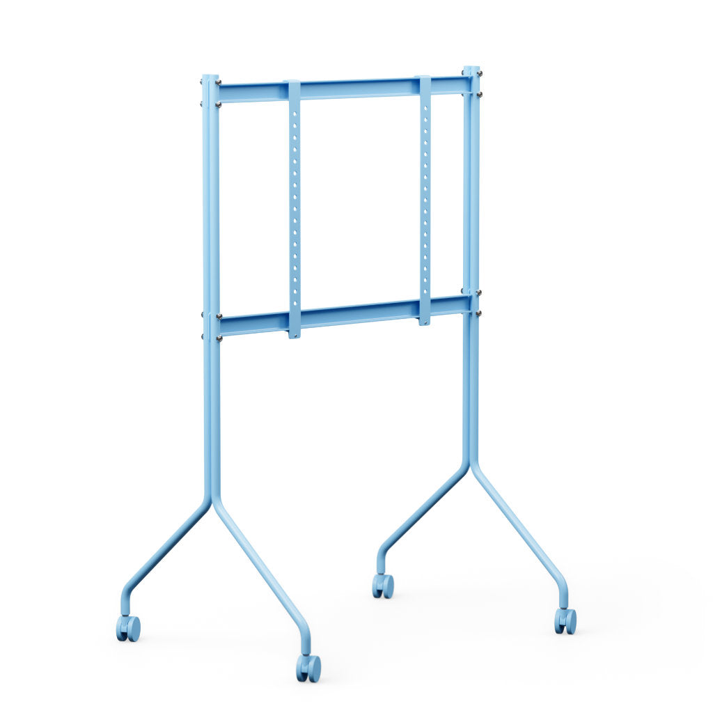Moon Rollin' Tall TV Stander - Powder Blue - Pedestal