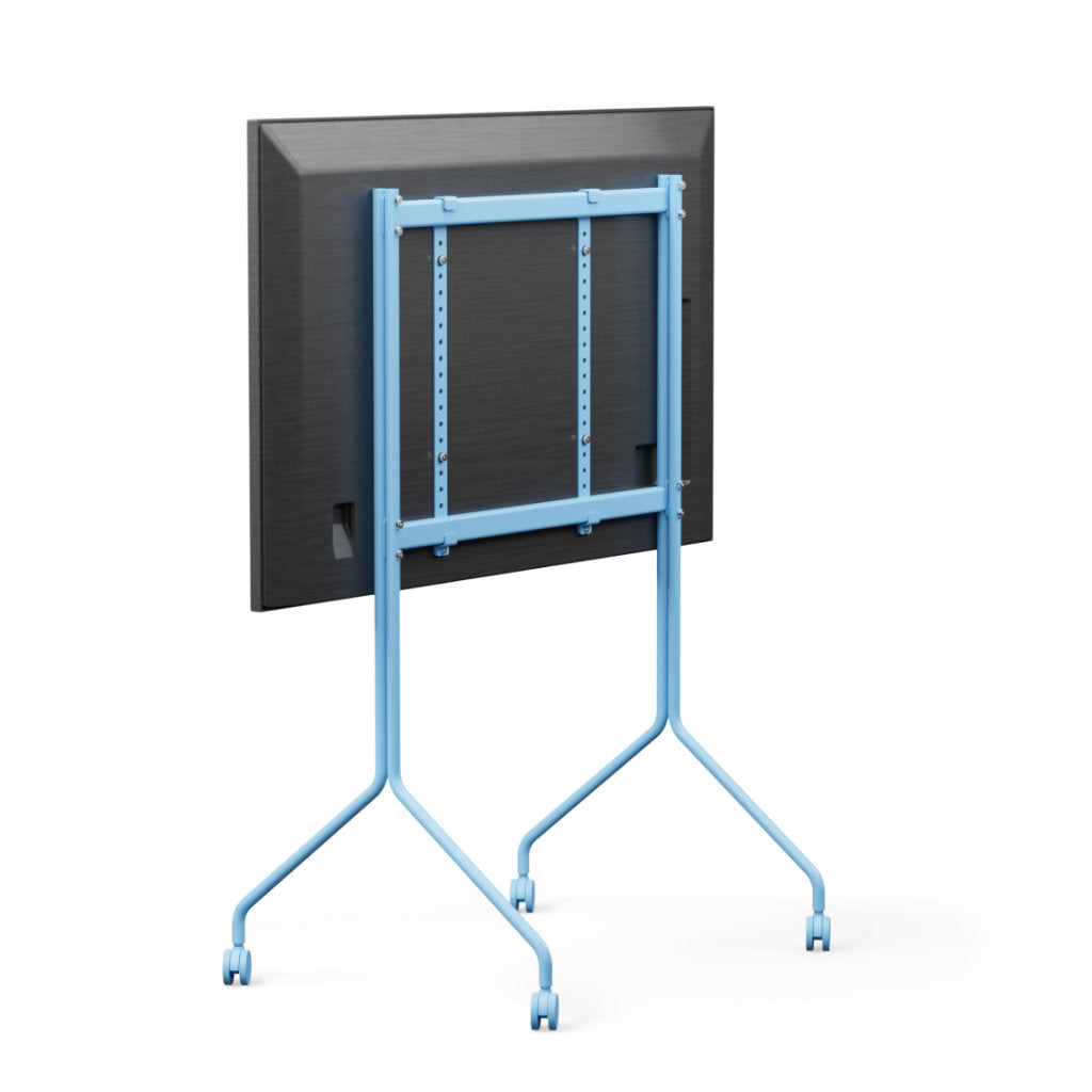 Moon Rollin' Tall TV Stander - Powder Blue - Pedestal